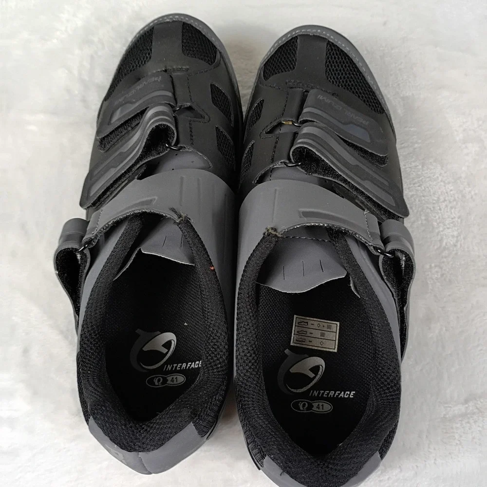Pearl Izumi Cycling Shoes Women 41 Black Grey All-Road v4 Mountain Bike SPD Gear